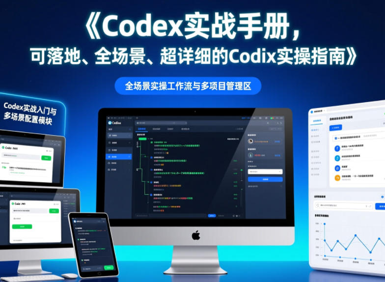 Codex实战手册，可落地、全场景、超详细的Codex实操指南-九节课