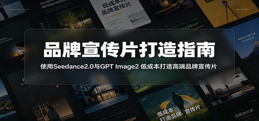 品牌宣传片打造指南：使用Seedance2.0与GPT Image2 低成本打造高端品牌宣传片-九节课