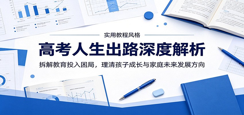 高考人生出路深度解析：拆解教育投入困局，理清孩子成长与家庭未来发展方向-九节课