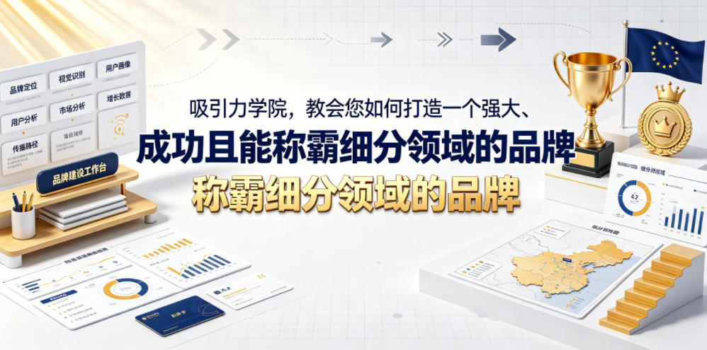 吸引力学院，教会您如何打造一个强大、成功且能称霸细分领域的品牌！【原创双语字幕】-九节课
