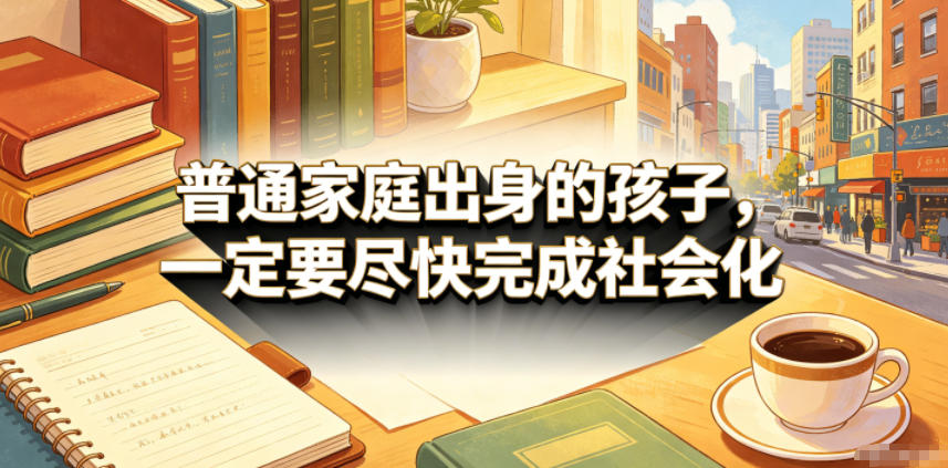 付费文章：普通家庭出身的孩子，一定要尽快完成社会化-九节课