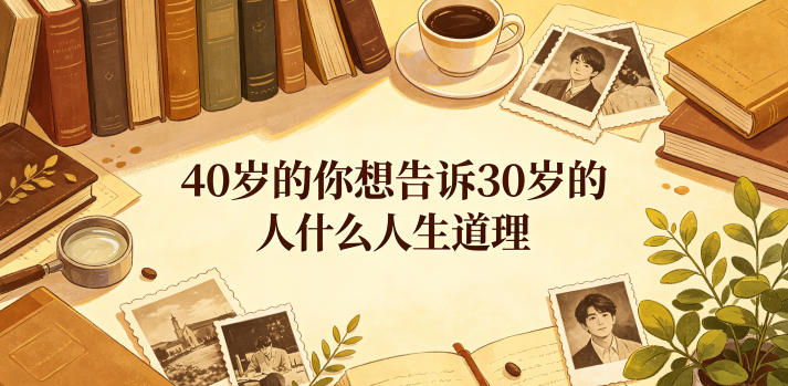 公众号付费文章：40岁的你想告诉30岁的人什么人生道理？-九节课