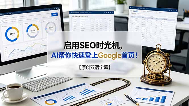 （19162期）启用SEO时光机，AI帮你快速登上Google首页！【原创双语字幕】-九节课
