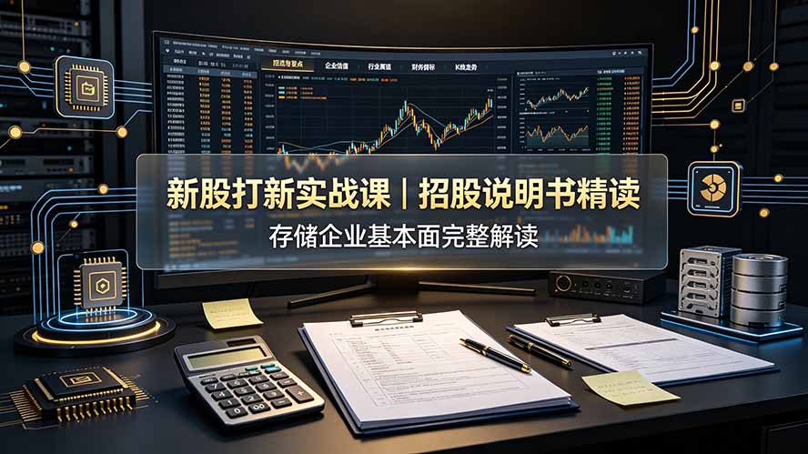 （19255期）付费文章：新股打新实战课｜招股说明书精读，存储企业基本面完整解读-九节课