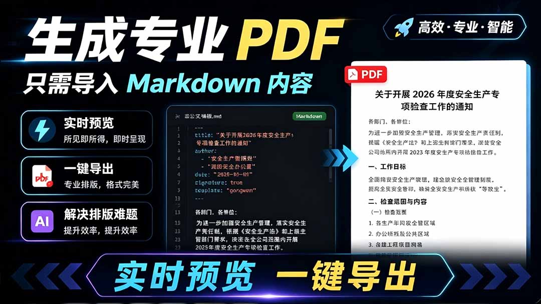 （19224期）只需导入 Markdown 内容，实时预览一键导出专业 PDF！轻松解决AI生成内容排版问题 Presto-九节课