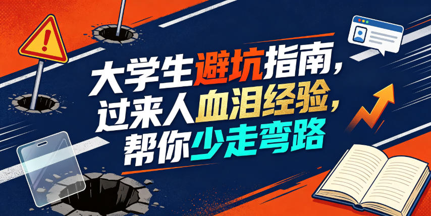 某公众号付费文章：大学生避坑指南，过来人血泪经验，帮你少走弯路-九节课