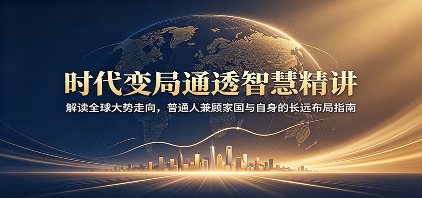 时代变局通透智慧精讲：解读全球大势走向，普通人兼顾家国与自身的长远布局指南-九节课