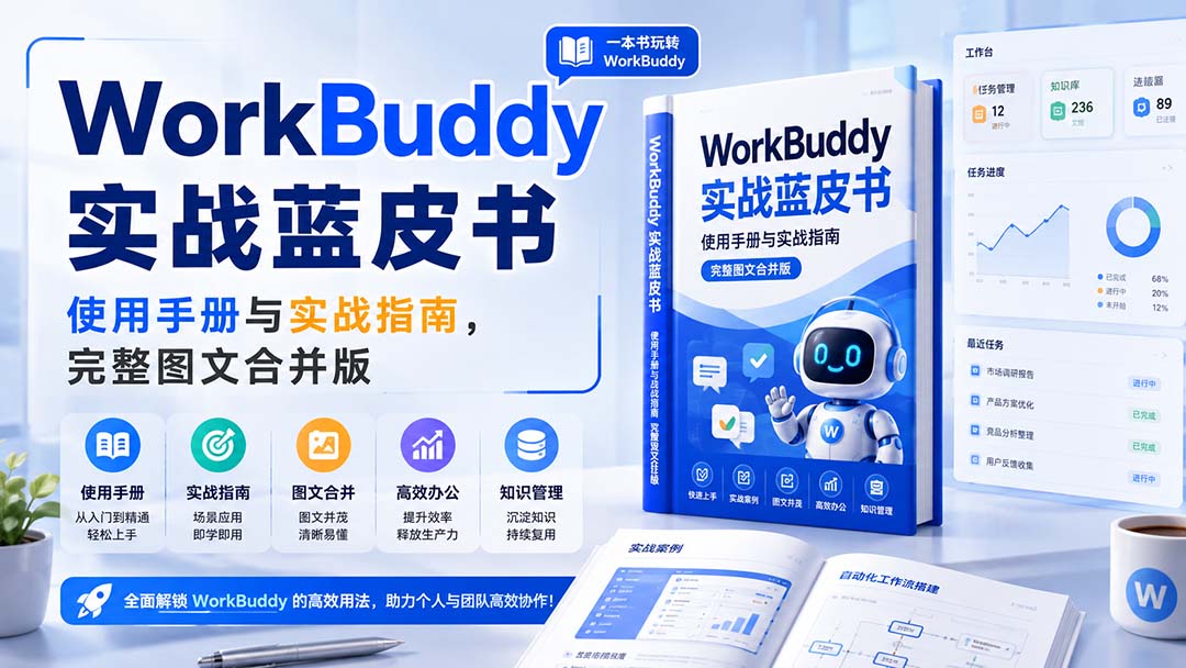 （20106期）WorkBuddy实战蓝皮书，使用手册与实战指南，完整图文合并版-九节课