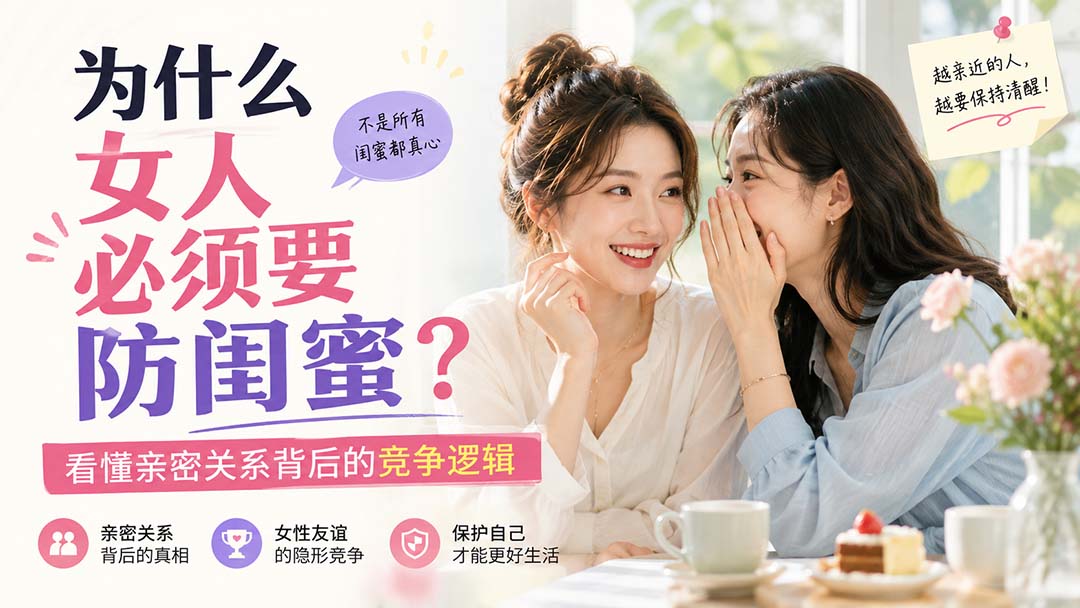 （20114期）付费文章：为什么女人必须要防闺蜜？看懂亲密关系背后的竞争逻辑-九节课