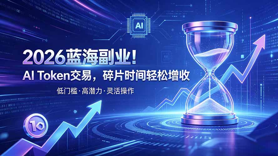 （19997期）AI Token算力赛道！普通人可入局的数字副业-九节课