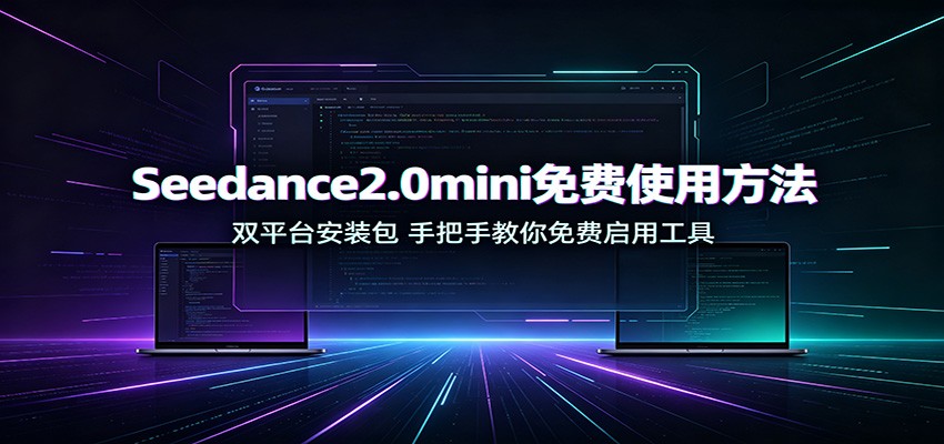 Seedance2.0mini免费使用方法：双平台安装包，手把手教你免费启用工具-九节课