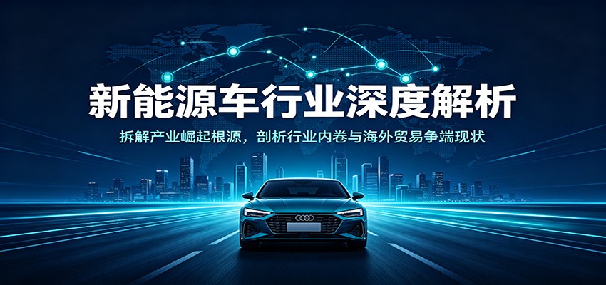 新能源车行业深度解析：拆解产业崛起根源，剖析行业内卷与海外贸易争端现状-九节课