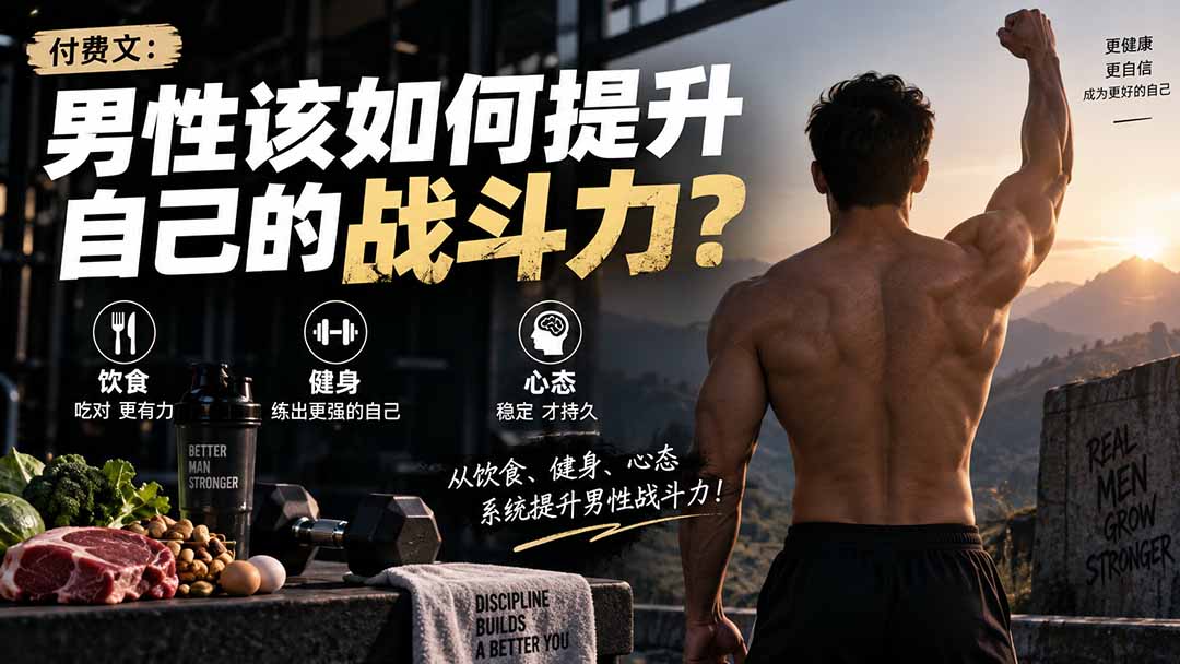 （20421期）付费文章：男性该如何提升自己的战斗力？-九节课