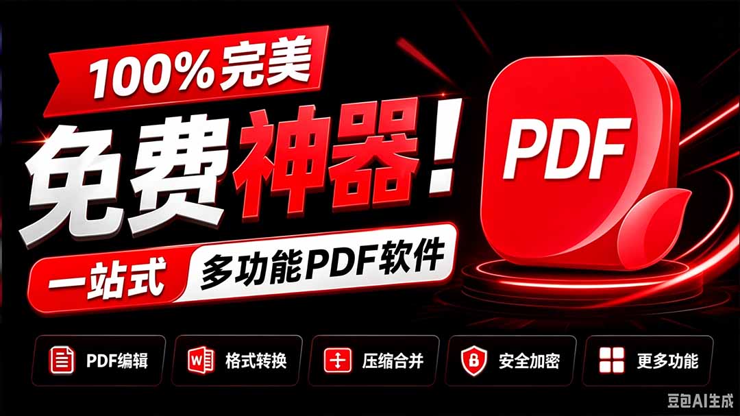 （20512期）100%完美免费神器！一站式多功能PDF软件，支持PDF格式转换压缩编辑等，简约无广告，太Nice了JOPDF-九节课