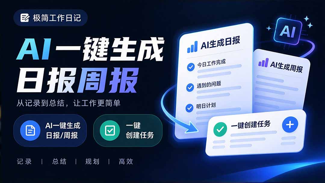 （20697期）天天写日报周报写到头疼？截图一键选屏幕内容，AI 自动把它变成结构化任务，极简工作日记-九节课