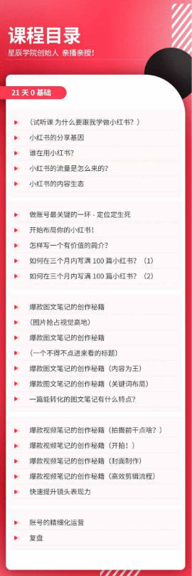 图片[2]-21天0基础小红书实操训练营｜从账号搭建、流量逻辑到爆款笔记、垂直变现全突破-九节课