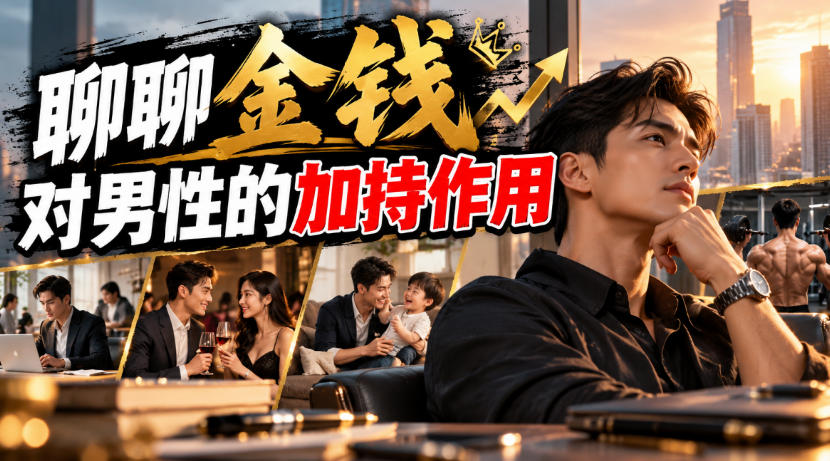 某公众号付费文章：聊聊金钱对男性的加持作用-九节课
