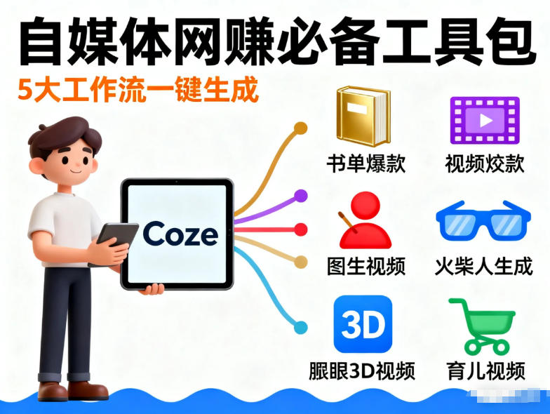 Coze工作流合集，内容一共100份左右，内容丰富，可以提供工作效率-九节课