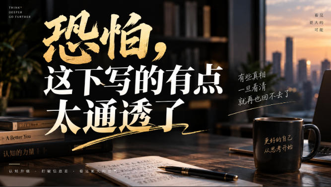 灏泽叔最新付费文章：恐怕，这下写的有点太通透了-九节课