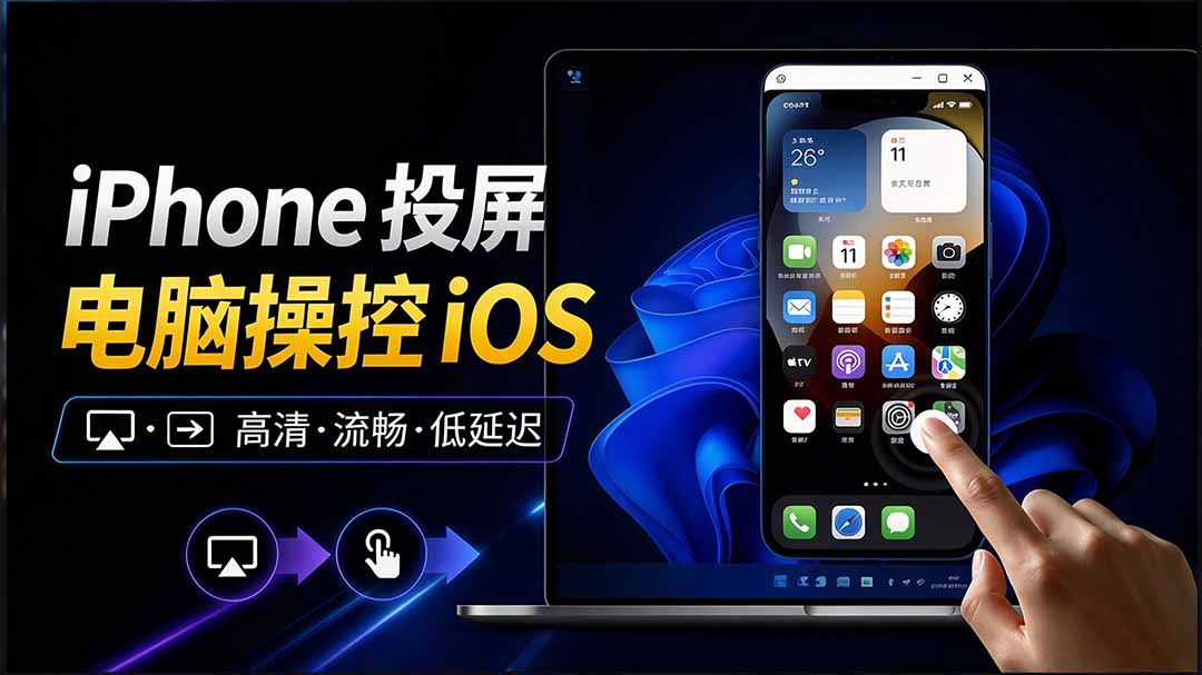 （21270期）iPhone 投屏到 Windows 电脑，还支持操控IOS系统，多台设备能同时上屏，有点意思 iPhoneMirror-九节课