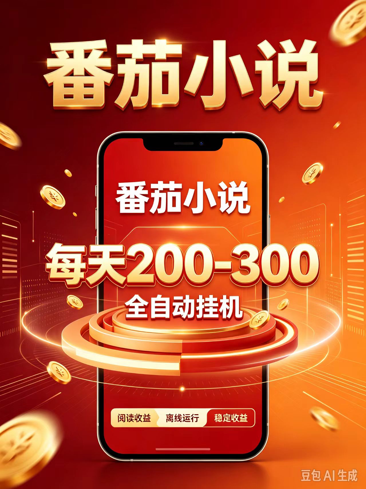 门槛极低的番茄全自动小说，日入200-300，项目非常火爆-九节课