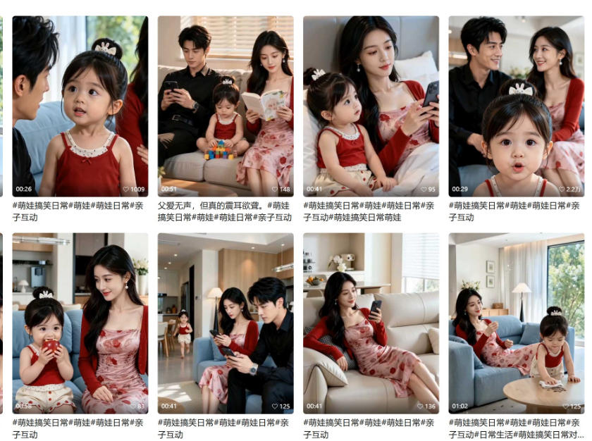 图片[2]-AI亲子搞笑短剧实操课，对标爆款账号，1小时课程带你0基础掌握制作，涨粉带货双丰收-九节课