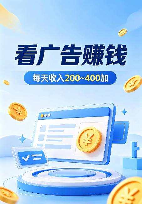 普通人翻身副业，ai自动浏览广告计划，零经验上手，日入300-400+，稳定增收，风口红利【揭秘】-九节课